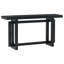 Console d'entrée de 59,1 po peinte, avec placage en pin, conception rectangulaire triple unique avec pieds en bois de pin épais, table de canapé extra longue polyvalente pour le couloir, le salon, la cuisine-2052729971