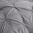 Bedsure Twin-XL Pintuck Bed-in-a-Bag- Gray Pinch Pleat Comforter with Sheets, Pillowcases & Shams-101518290-101518301