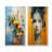Tangerine Tapestry Orange Fruit - Fruits Canvas Prints Set Of 2-19004763-19004760
