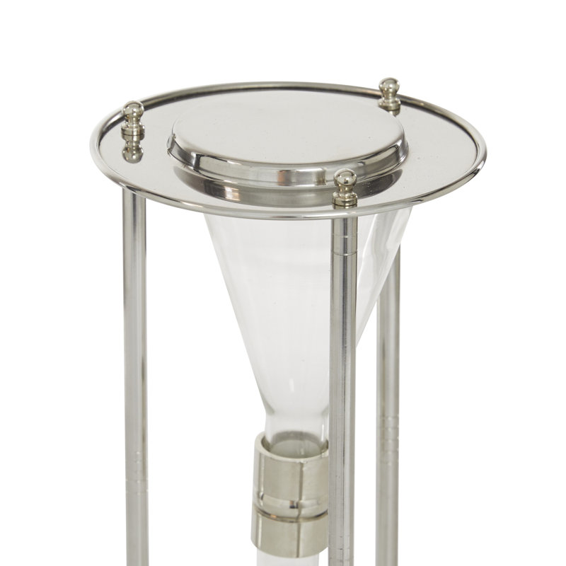 Glass Hourglass Decorative Object