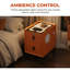 Table de chevet multifonctionnelle, orange