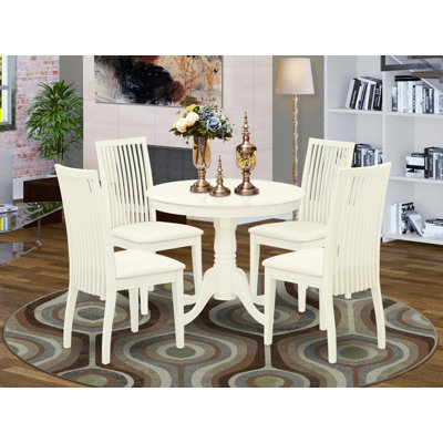 Darchelle Rubberwood Solid Wood Dining Set by Winston Porter