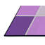 Tapis mauve à motif géométrique Kimbro-220476581