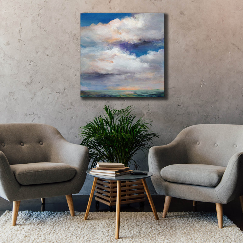 «Sunlit Serenade 1» par Karen Hale, art mural sur toile, 37 po x 37 po, H 37 po x l 37 po