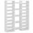 47.2" White 14-Tier Shoe  Storage Cabinet With 22 Open Cubbies