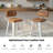 Upholstered Seat Stools with Metal Frame-658580189-658580179