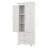 Tall Storage Cabinet With Two Drawers