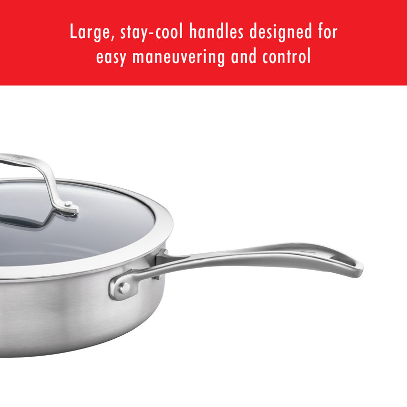 Zwilling Spirit 3-ply 10-piece Stainless Steel Ceramic Nonstick Cookware Set
