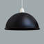 Abat-jour de plafond industriel rétro, abat-jour en dôme en métal de 30 cm facile à installer pour luminaire suspendu de remplacement pour chambre à coucher, cuisine, bureau, salon-2043825469