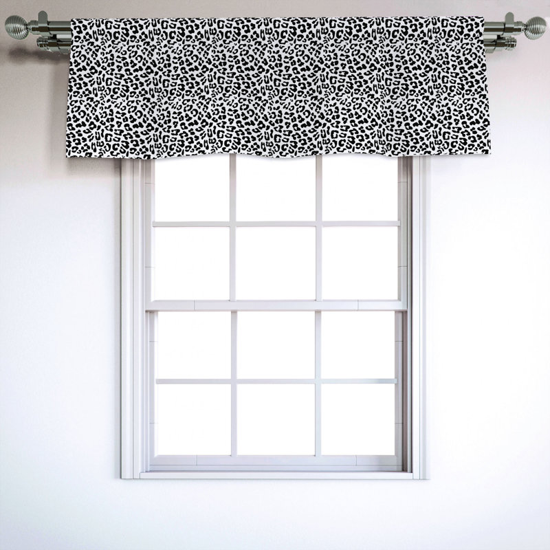 Sateen Ruffled Window Valance