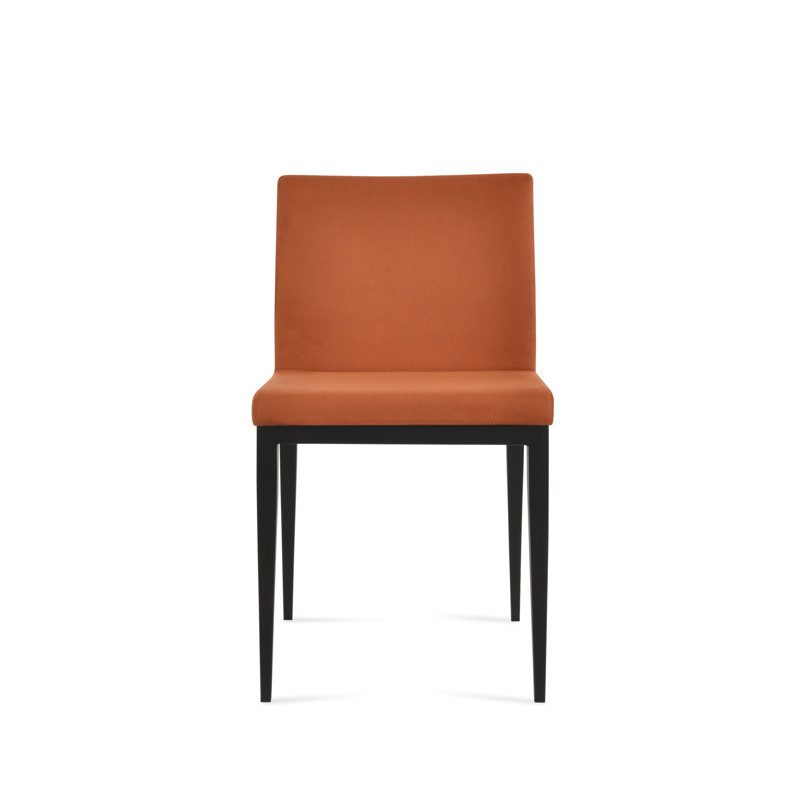 Chaise d'appoint Aria, Gris foncé, Noir