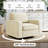 36.2" Wide Upholstered Swivel Accent Armchair-317623322