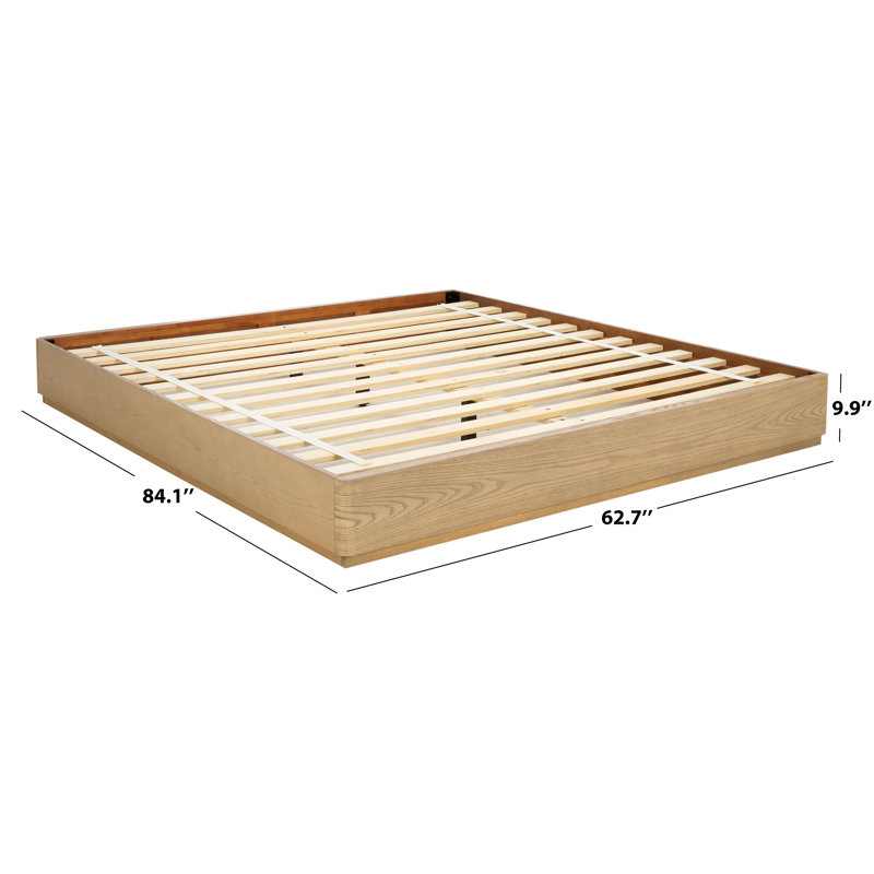 Structure de lit Arland Decarla, Naturel, Grand lit
