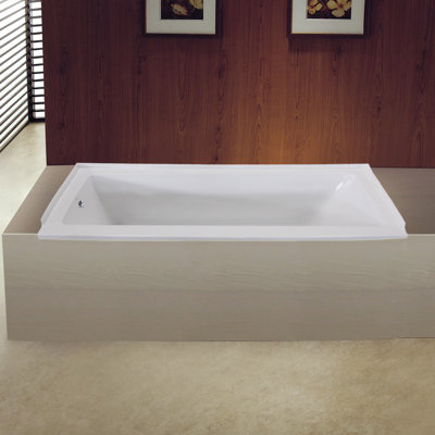 Baignoire encastrée rectangulaire en acrylique 60 po Kingston Eden