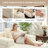 Corduroy Convertible Chaise Lounge Compression Sofa Bed Sleeper with Storage Pockets & 3 Pillows, Modern Oversized Sleeper Couch for Living Room, No-Assembly-2000782499