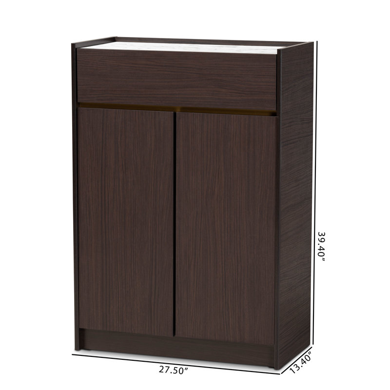 8 Pair Shoe Storage Cabinet