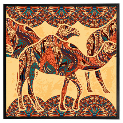 Bethanni Camels - Single Picture Frame Print
