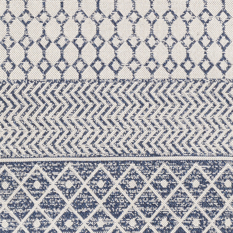 Enloe Cotton Southwestern Indoor Rug, Rectangle 6'7" x 9'