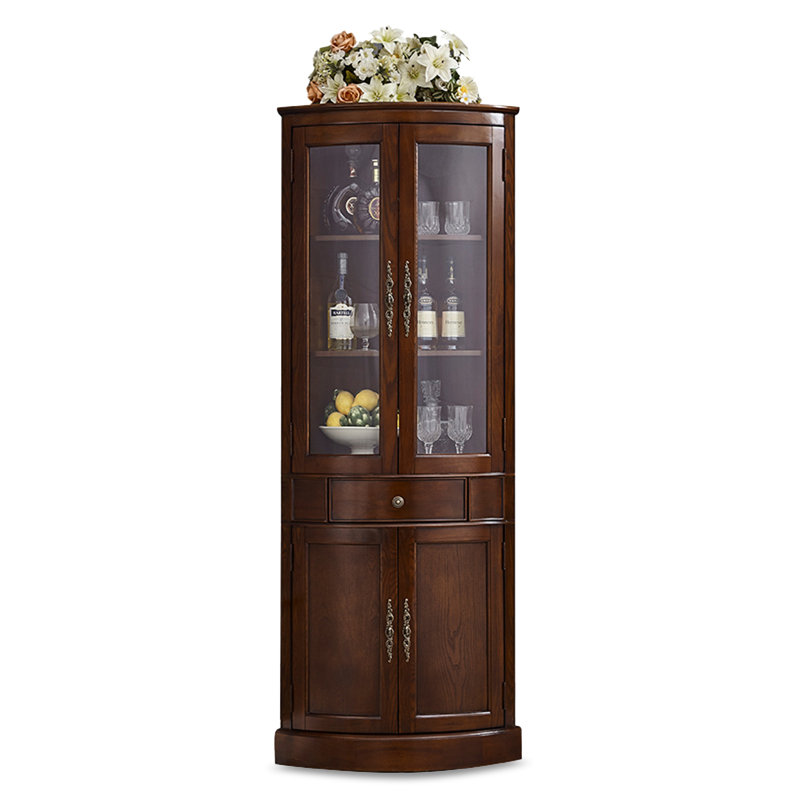 Nut-brown Solid wood Display Cases