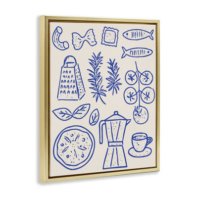 Cadre flottant Pasta & Espresso Simplicity, design par Camila Juncos