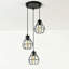 Franke 3 - Light Black Cluster Pendant