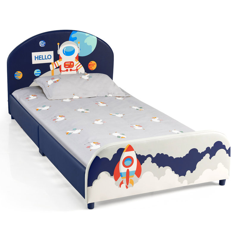 Lit plateforme en tissu pour enfants