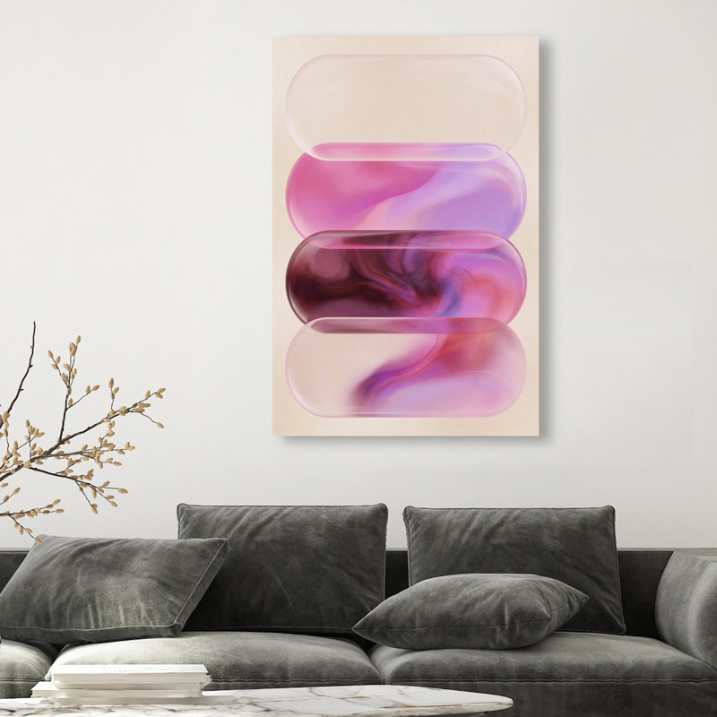Clear Rose Print by Oliver Gal, 15"H x 10"W, Gallery Wrapped