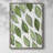 Patterned Leaf Shapes IV Framed Print - Solid Wood-2093777680