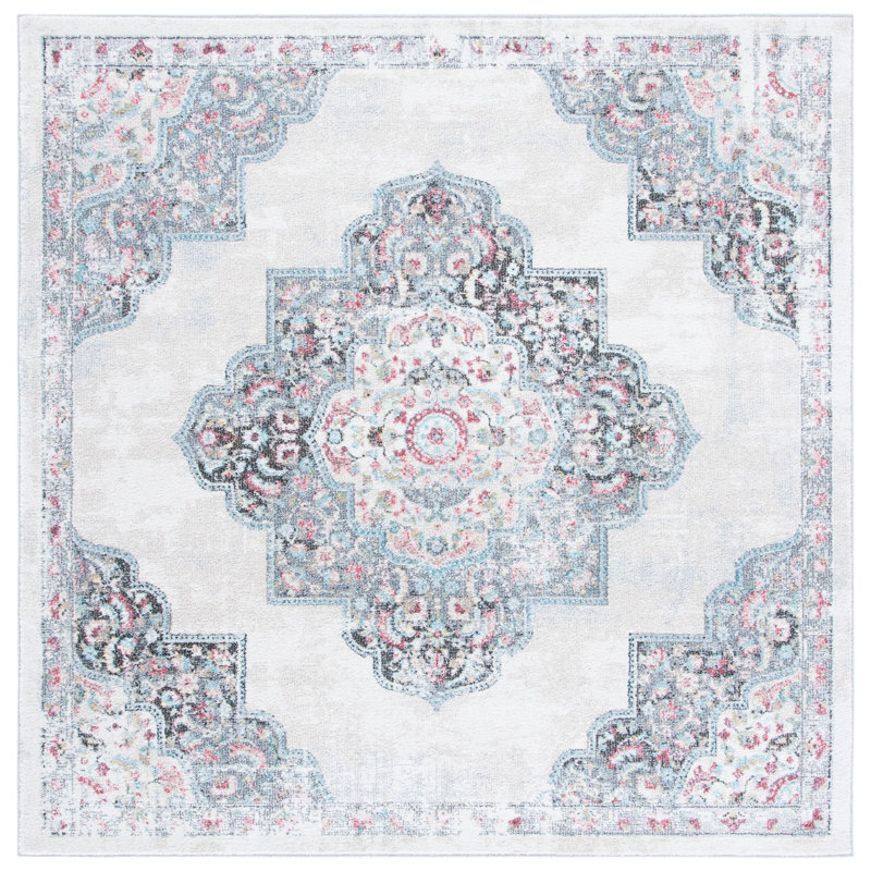 Tapis oriental performance Dostie Phoenix, Carré 6 pi 7 po