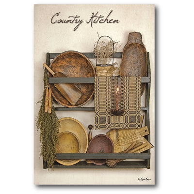 « country cuisine ii », impression sur toile tendue