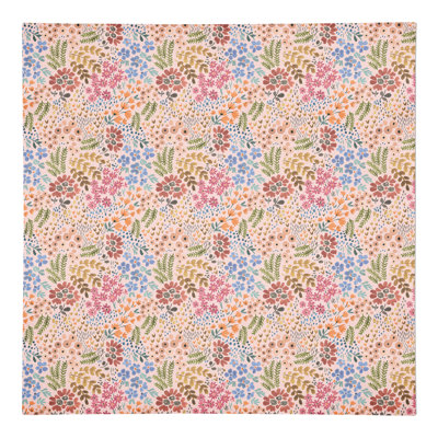 Cotton Floral Square Napkin