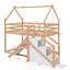 Lit mezzanine simple au-dessus d'un lit simple ou lit superposé-1850892801