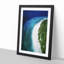 Maldives Paradise Beach in Abstract - Picture Frame Graphic Art Print-55760879-55760884