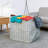 4Pcs,Large Capacity Fabric Storage Basket For Laundry, Toys, And Home Organization - Foldable, Water-Resistant, And Durable Square Design