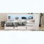 Lit de jour en bois pleine grandeur avec tablettes de rangement, USB, DEL et lit gigogne-1315245695-1315245690-1315245694
