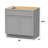 39" W Birch Plywood Freestanding Single Base Storage Cabinet with Soft Close Door-95216759