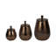 Ensemble de 3 pots en bronze Tiziano