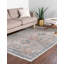 Tapis beige / bleu / gris Kaleigh-261811379