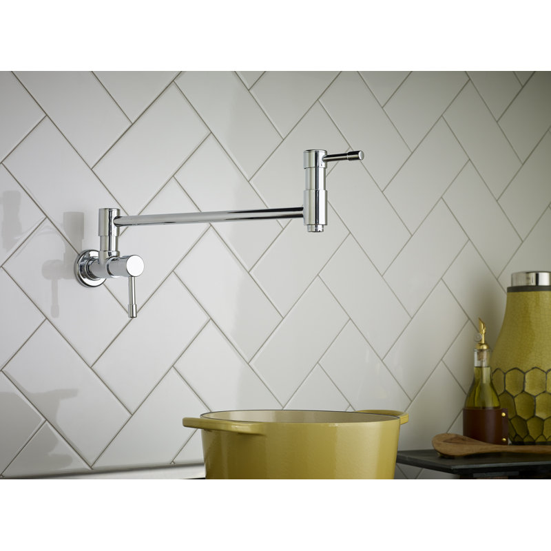Robinet remplisseur mural Melrose, Chrome
