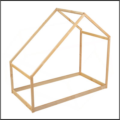 Lit maison en bois