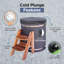 ALEKO Ice Bath Frost Cold Pod Plunge Tub | 118 Gallon Water Treatment Capacity | 33.5” x 31.5”