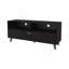 Meuble télé Black City 60 po avec rangement ouvert et 1 porte, wengé-1197467030