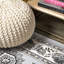Tapis gris clair / crème Yeghivart French Cottage-2079786471