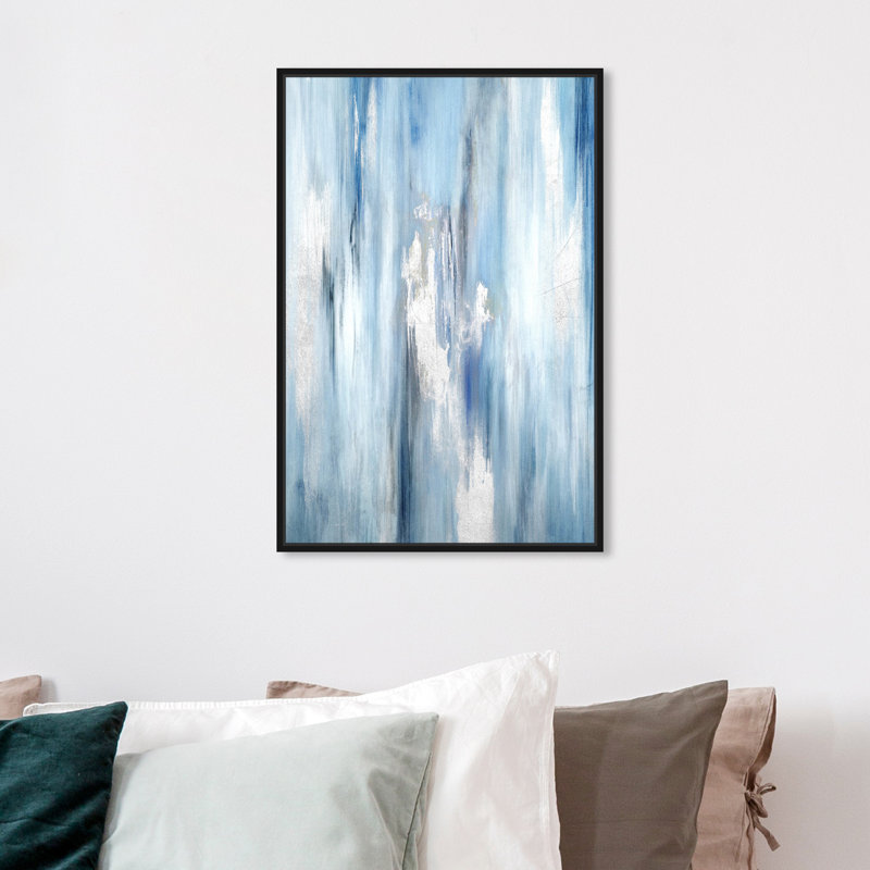 «Abstract Waterfall», reproduction d'art, Cadre noir, H 24 po x l 16 po x P 1,5 po