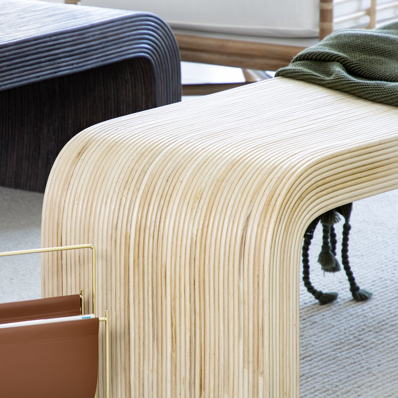Sled End Table, Natural