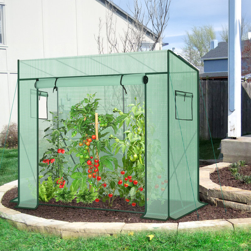 Chadley 6.5 Ft W x 2.5 Ft D Growing Rack, Green