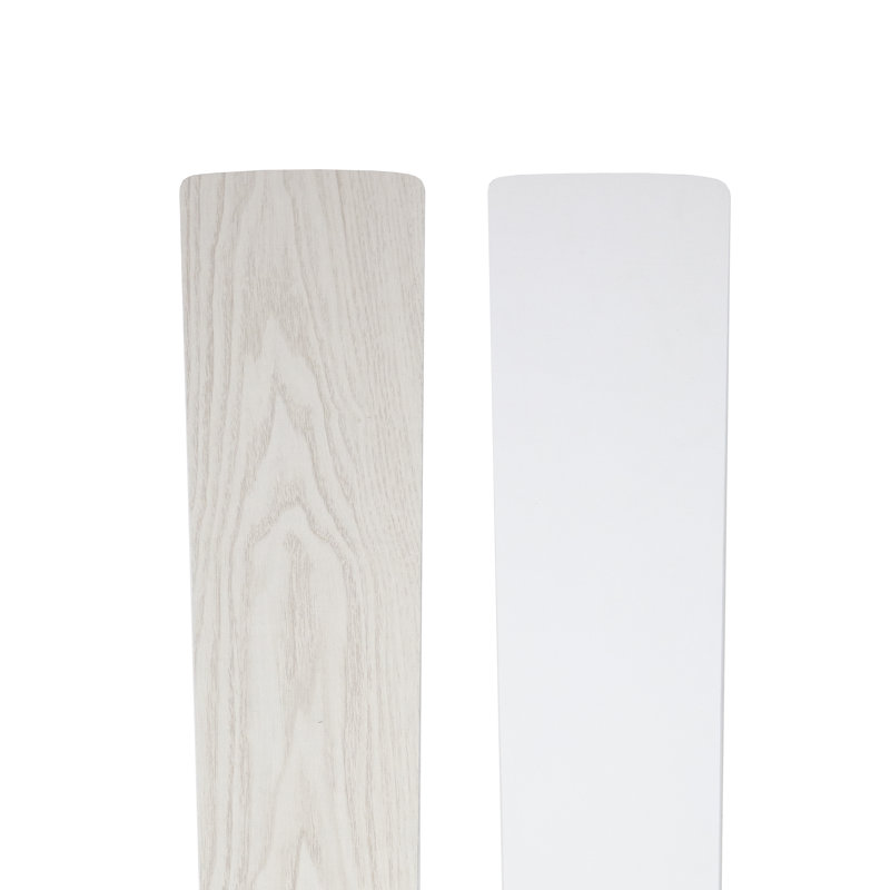 Ventilateur de plafond 52 po à 5 pales blanc avec chaîne de traction et ensemble d'éclairage inclus