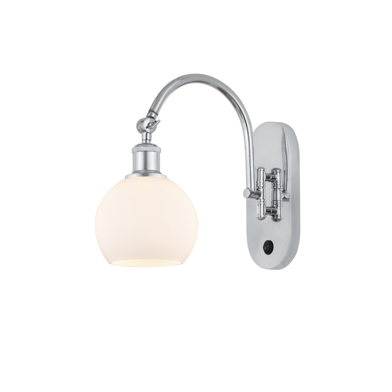 Bras pivotant en acier Ellington, DEL, Chrome poli