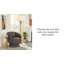 Fauteuil d'appoint pivotant rembourré avec coussin Zara-1015672445