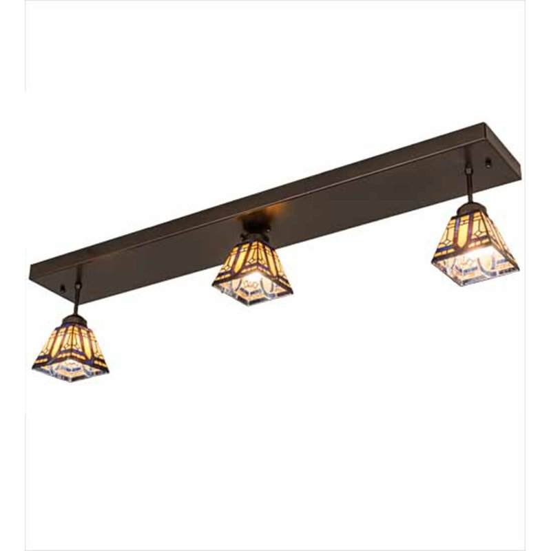 Tovaris Glass Semi Flush Mount